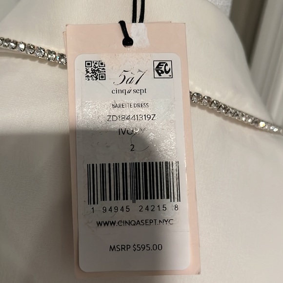 Cinq à Sept Revolve Barette Crystal-Trim Blazer Dress size 2 - Picture 9 of 10